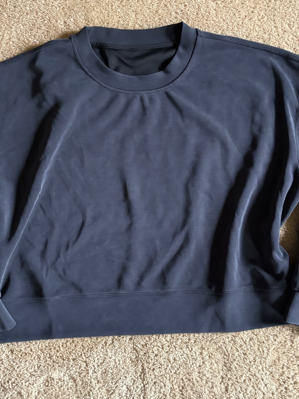 Lululemon Perfectly Oversized cropped crew- size 12